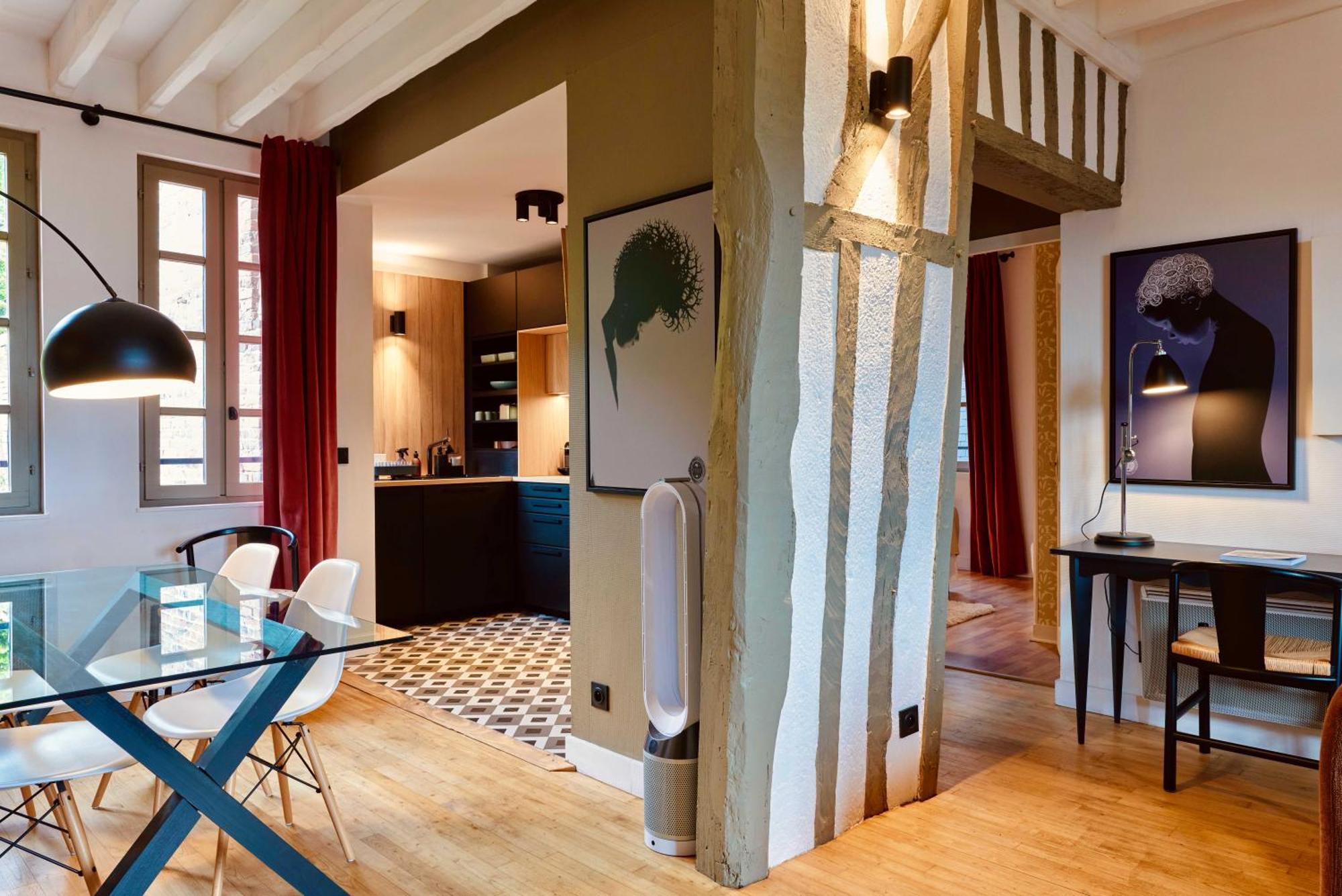 Apartamento L' Annexe Du 10Honfleur Exterior foto