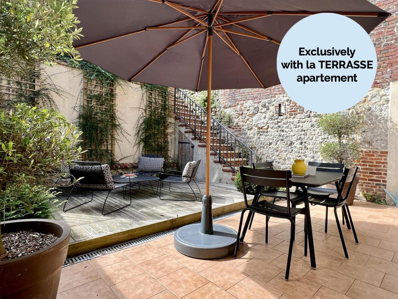 Apartamento L' Annexe Du 10Honfleur Exterior foto