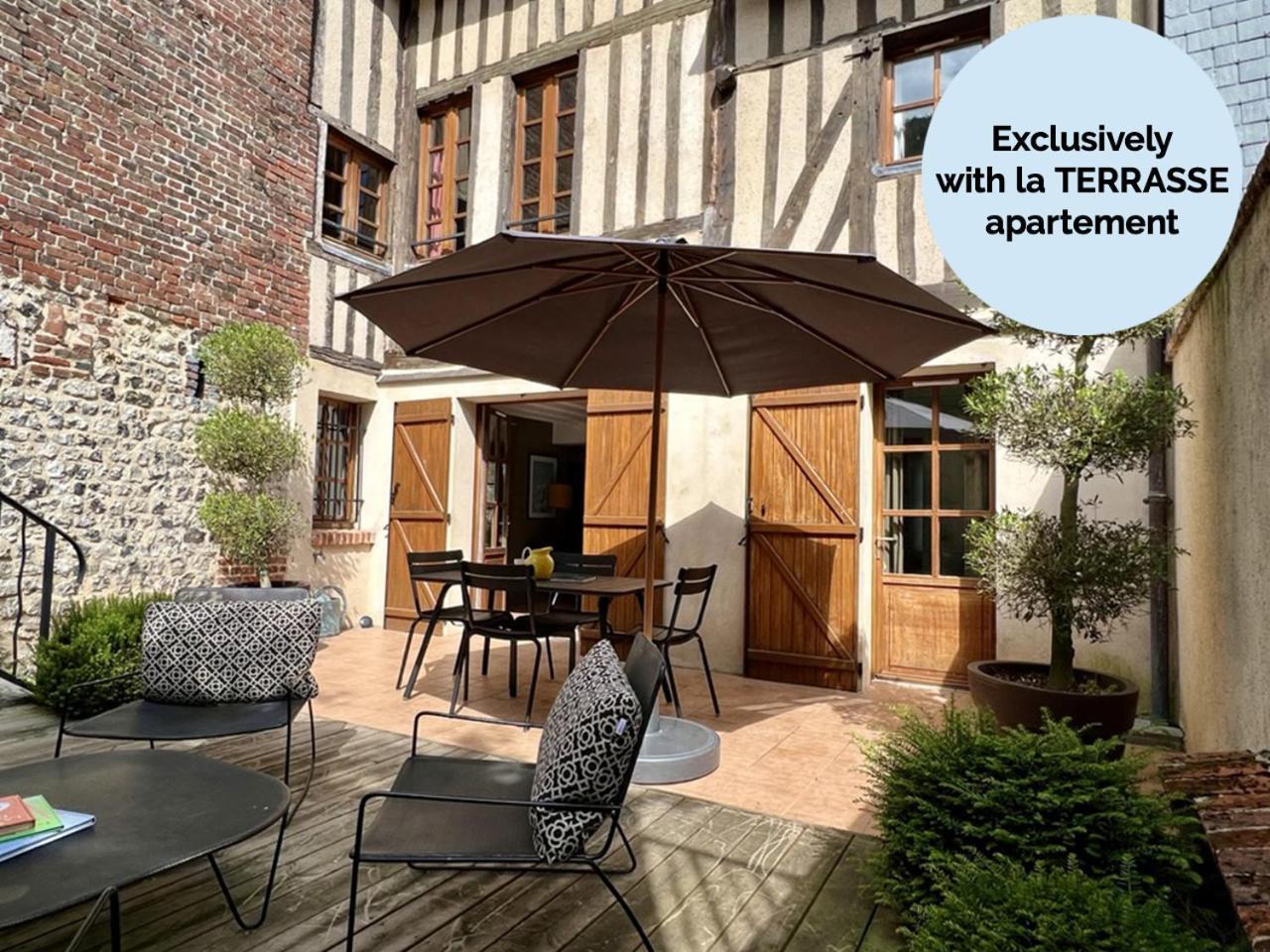 Apartamento L' Annexe Du 10Honfleur Exterior foto